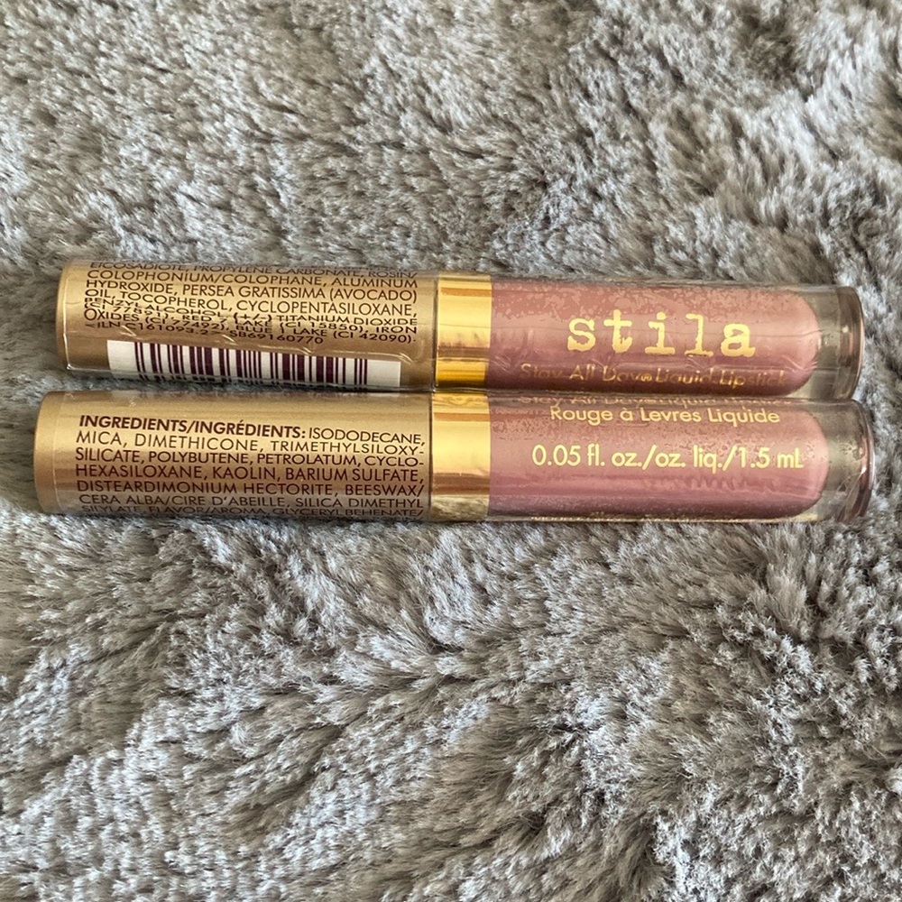 NWOT Stila Stay All Day Liquid Lipstick “Baci” New Sealed Bundle Set Of Two